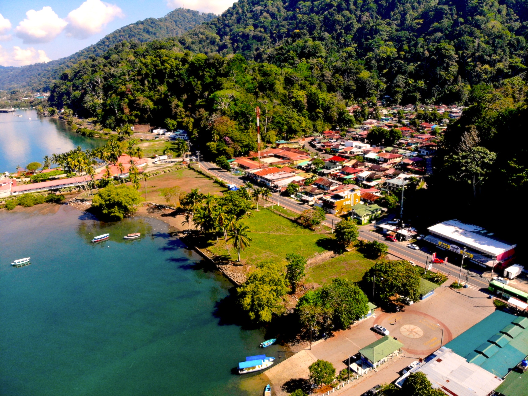 Golfito Titled Waterfront Commercial Property with Marina Potential