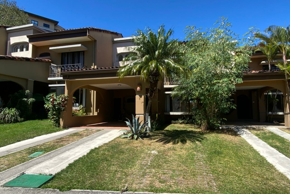 3 BR Escazu 2-story Townhouse with garden