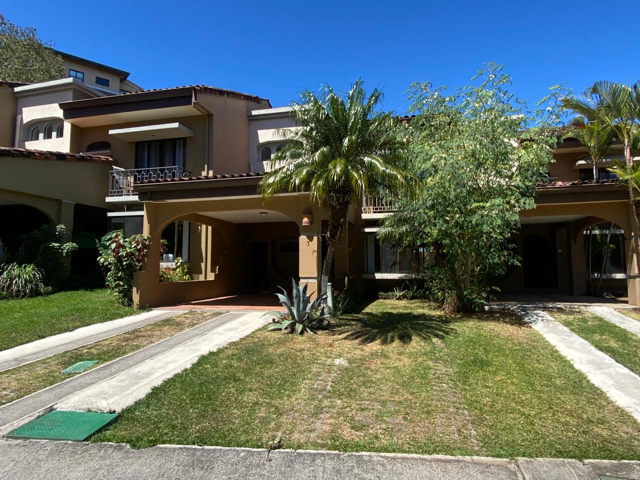 3 BR Escazu 2-story Townhouse with garden