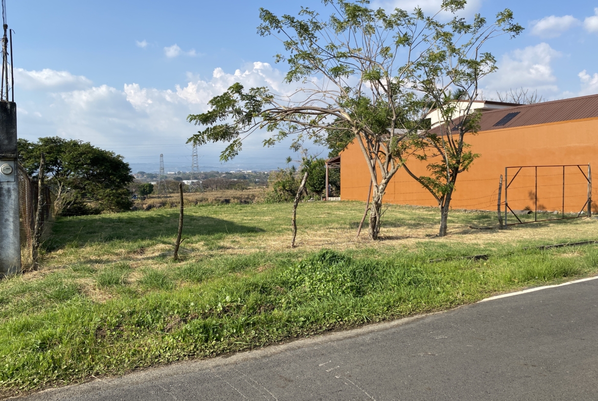Unique Canyon View Building lot in Escazu Secure Community