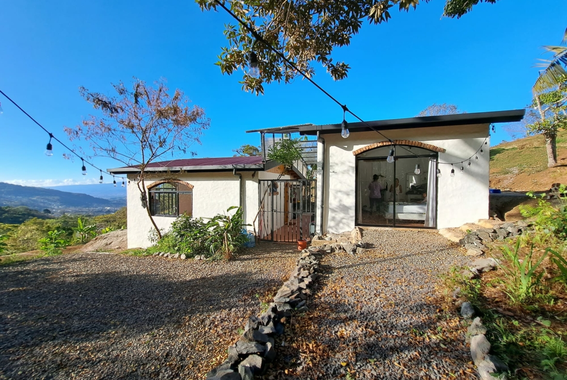 Private 2-acre Escazu View Estate with Remodeled 2 BR House