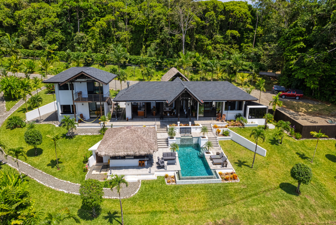 Off Grid Furnished Luxury Ocean View Osa Peninsula 3 BR Villa