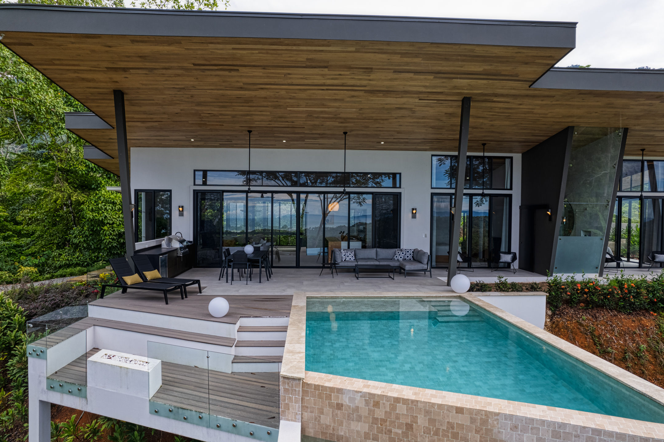 Ojochal Single Story Modern Contemporary 3 BR Estate Home