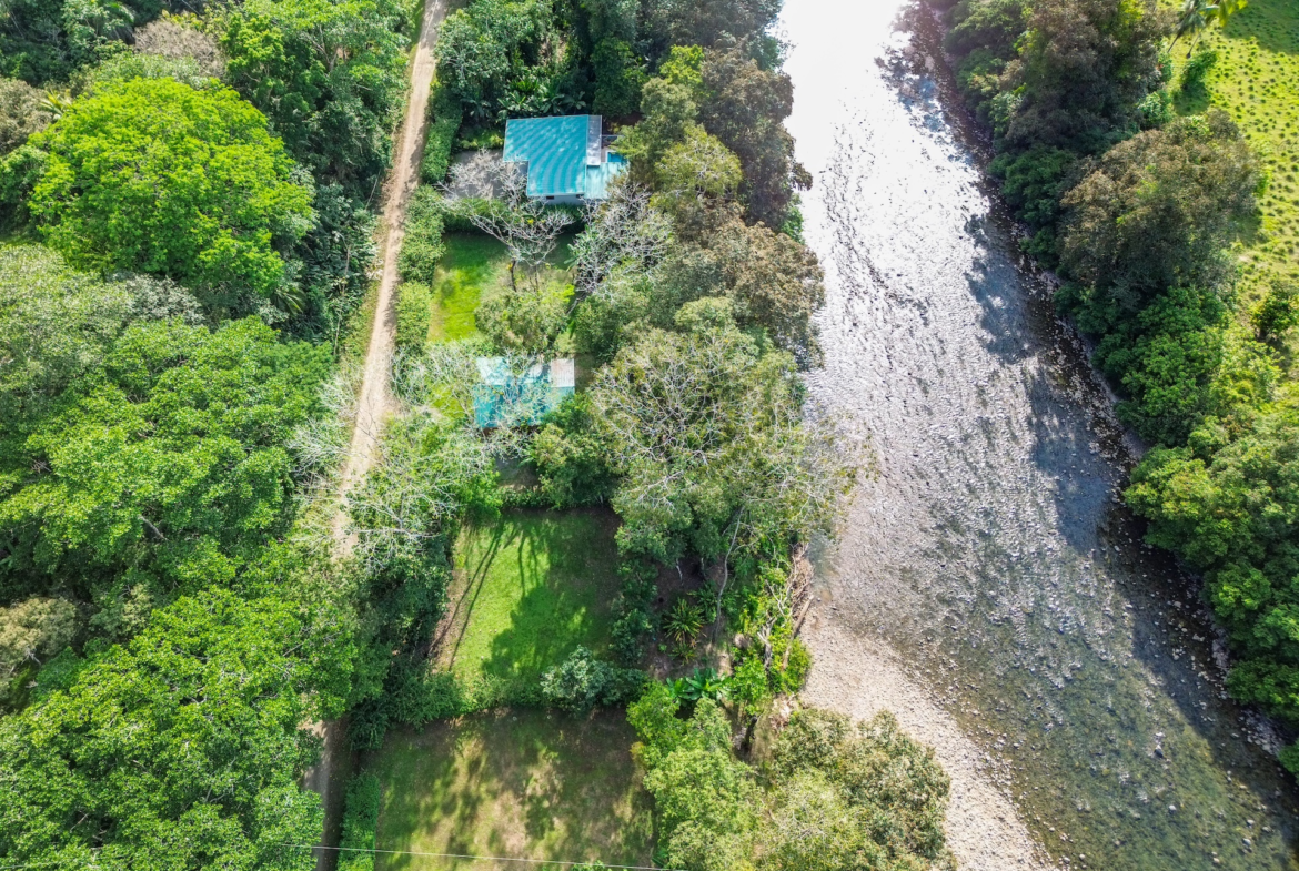 Rare Riverfront Lot Steps from Dominical