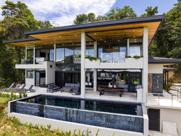 Modern Tropical 4 BR Dominical Home of incredible craftsmanship