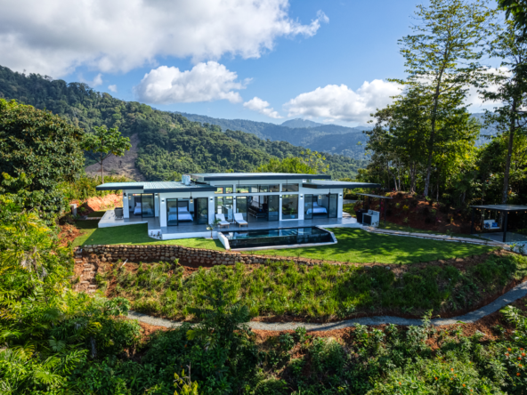 Furnished 3 BR Quepos Single Story Ocean View Home