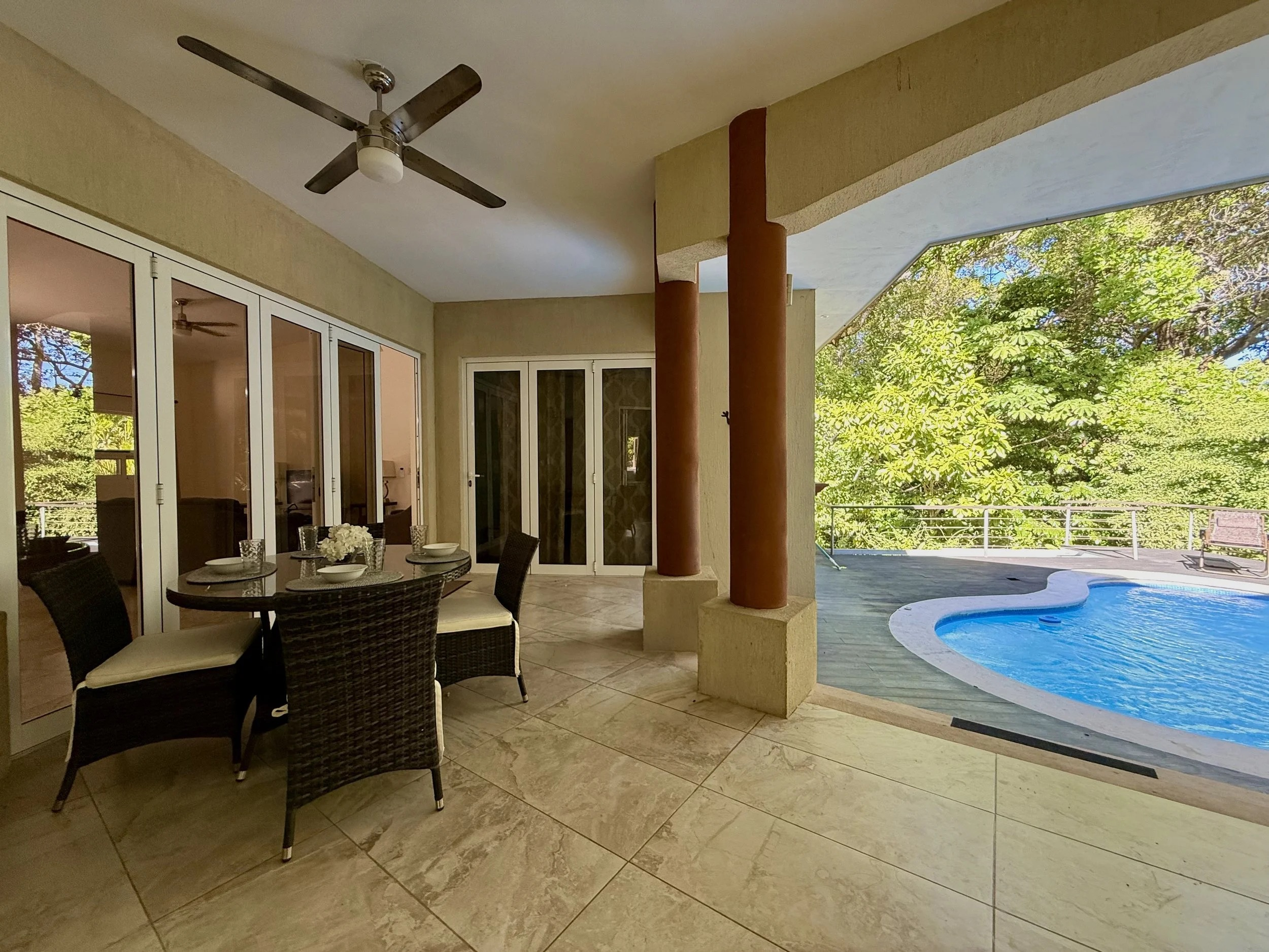 Experience tranquility at Turnkey Villas del Mar. This 3 BR home is in Playa Tambor and is surrounded by breathtaking nature