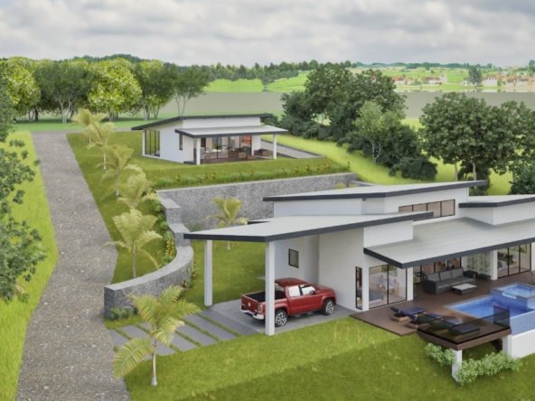 Stunning Contemporary 3 BR Atenas View Home plus guest house