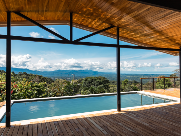 San Mateo 3 BR Ocean-View Villa with Pool and Orchard