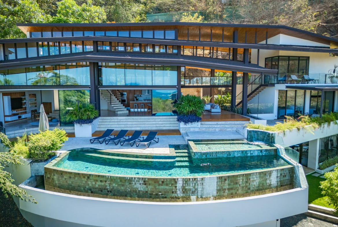 Tamarindo Contemporary Tropical 5 BR Oceanview Residence