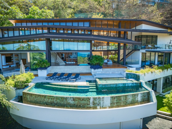 Tamarindo Contemporary Tropical 5 BR Oceanview Residence