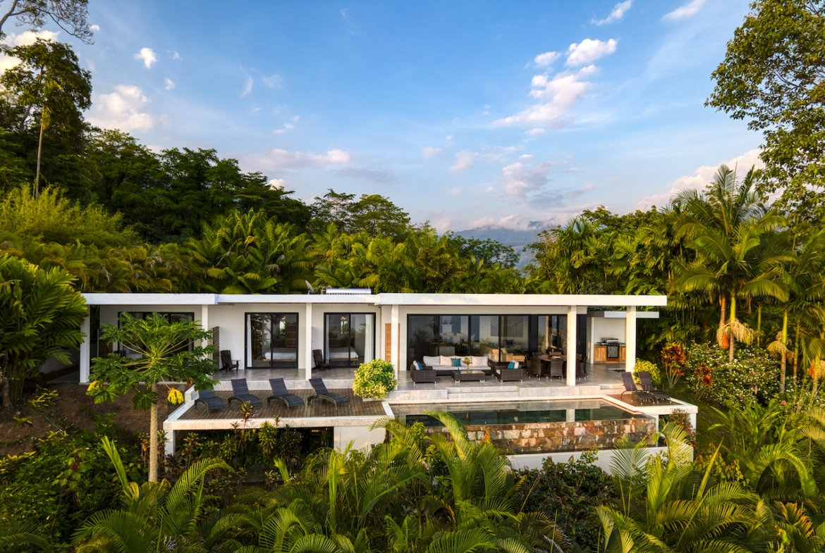 Furnished Above Uvita Exclusive 4 BR Modern Contemporary